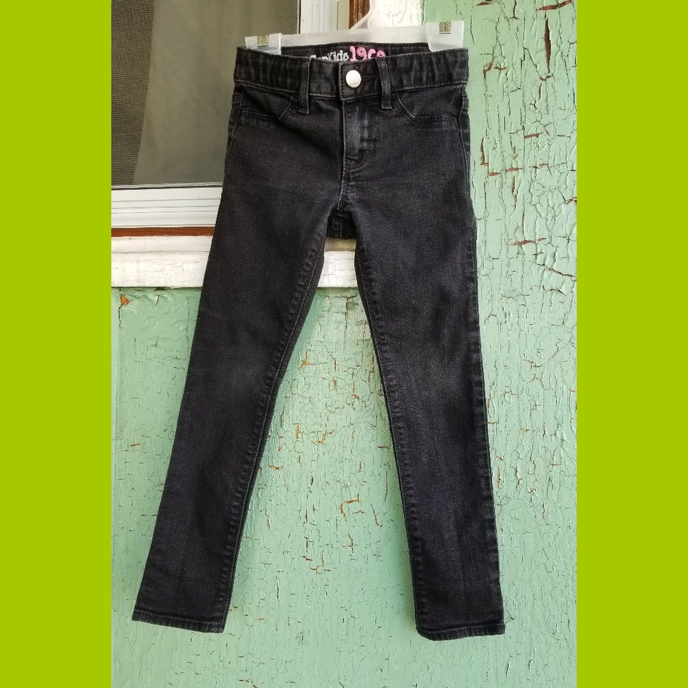 GAP Kids Girl’s Skinny Black Denim Legging Jeans Size 6